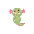 Glitter Axolotl Squishy Stress Ball, Kawaii Sparkle Water Filled Soft Slow Rising Squeeze Fidget Sensory Toy for Stress & Anxiety Relief