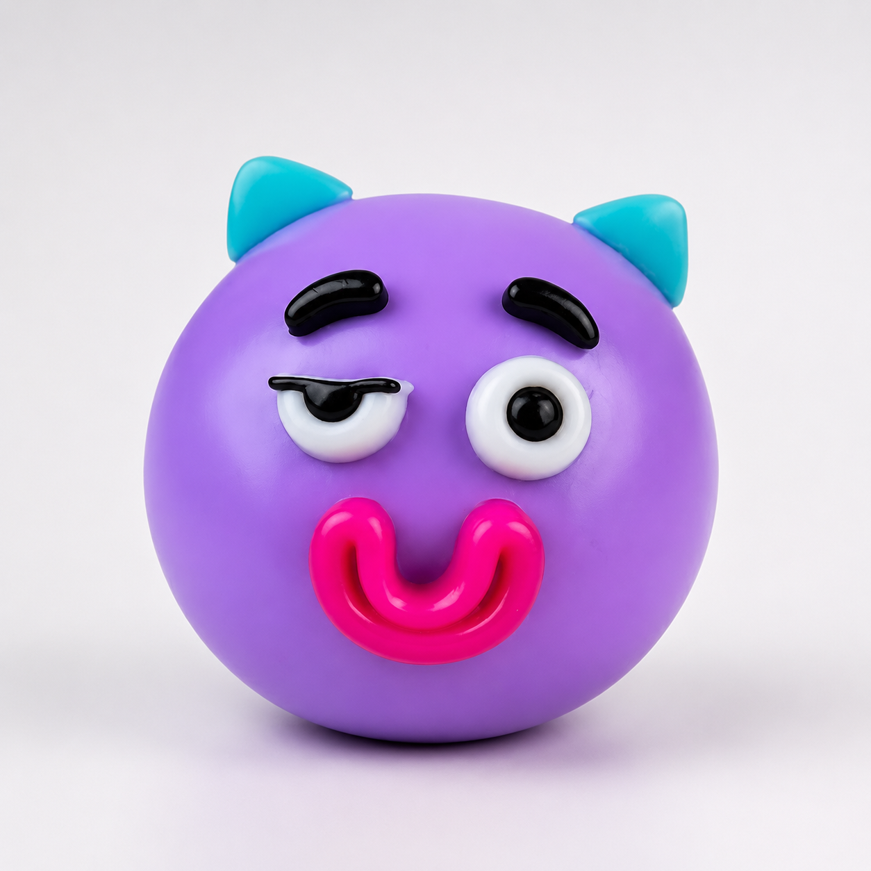 Cartoon Funny Face Squishy Stress Balls DIY, 5 Pack Colorful Soft TPR Squeeze Fidget Toys, Cute Emotion Vent Sensory Toys for Kids Adults Anxiety Relief, Party Favor Birthday Gift