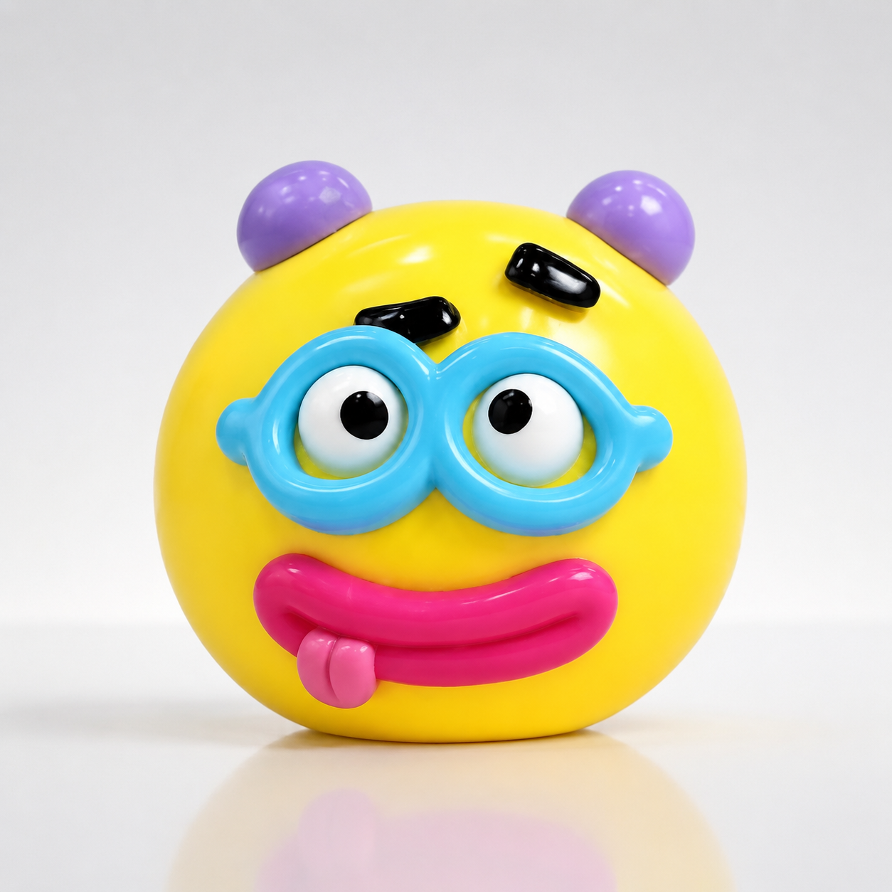Cartoon Funny Face Squishy Stress Balls DIY, 5 Pack Colorful Soft TPR Squeeze Fidget Toys, Cute Emotion Vent Sensory Toys for Kids Adults Anxiety Relief, Party Favor Birthday Gift