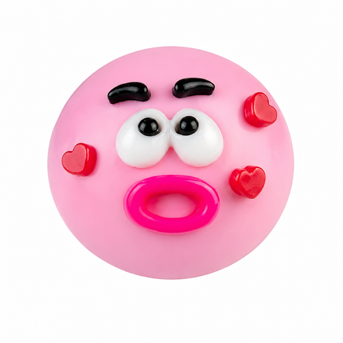 Cartoon Funny Face Squishy Stress Balls DIY, 5 Pack Colorful Soft TPR Squeeze Fidget Toys, Cute Emotion Vent Sensory Toys for Kids Adults Anxiety Relief, Party Favor Birthday Gift